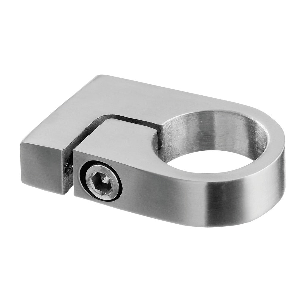 Q-railing turėklo stovo laikiklis MOD 3507 vamzdžiui Ø42,4 mm, ner. plienas AISI 304, šlifuotas paviršius