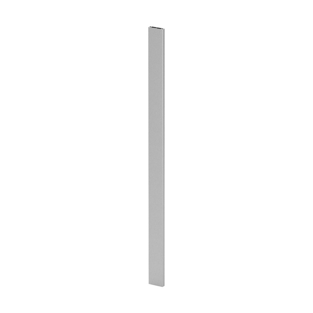 Q-railing EASY ALU turėklo stovas 60x15 mm viršutinis tvirtinimas MOD 0560 865 mm, anod. aliuminis, ner. plieno išvaizda (brushed, anodised)