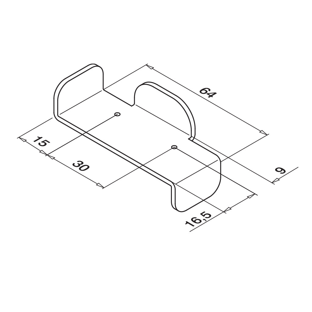 Q-railing šablonas Easy Alu MOD 5961