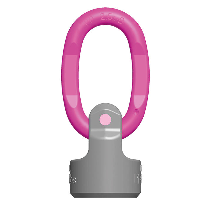 VIP Attachment Point w/Oval Ring 630kg WPPH-B Fillet weld 4 - WLL 630,00 kg, DIN EN 1677-1, WPPH-B