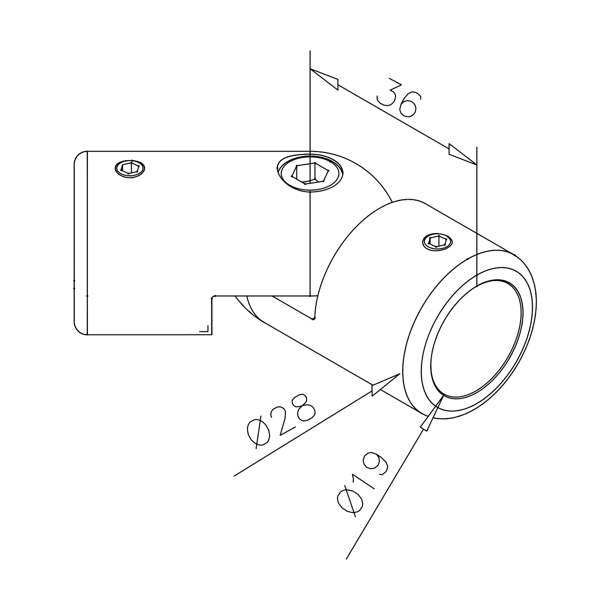 Stabilizatoriai, alkūnės