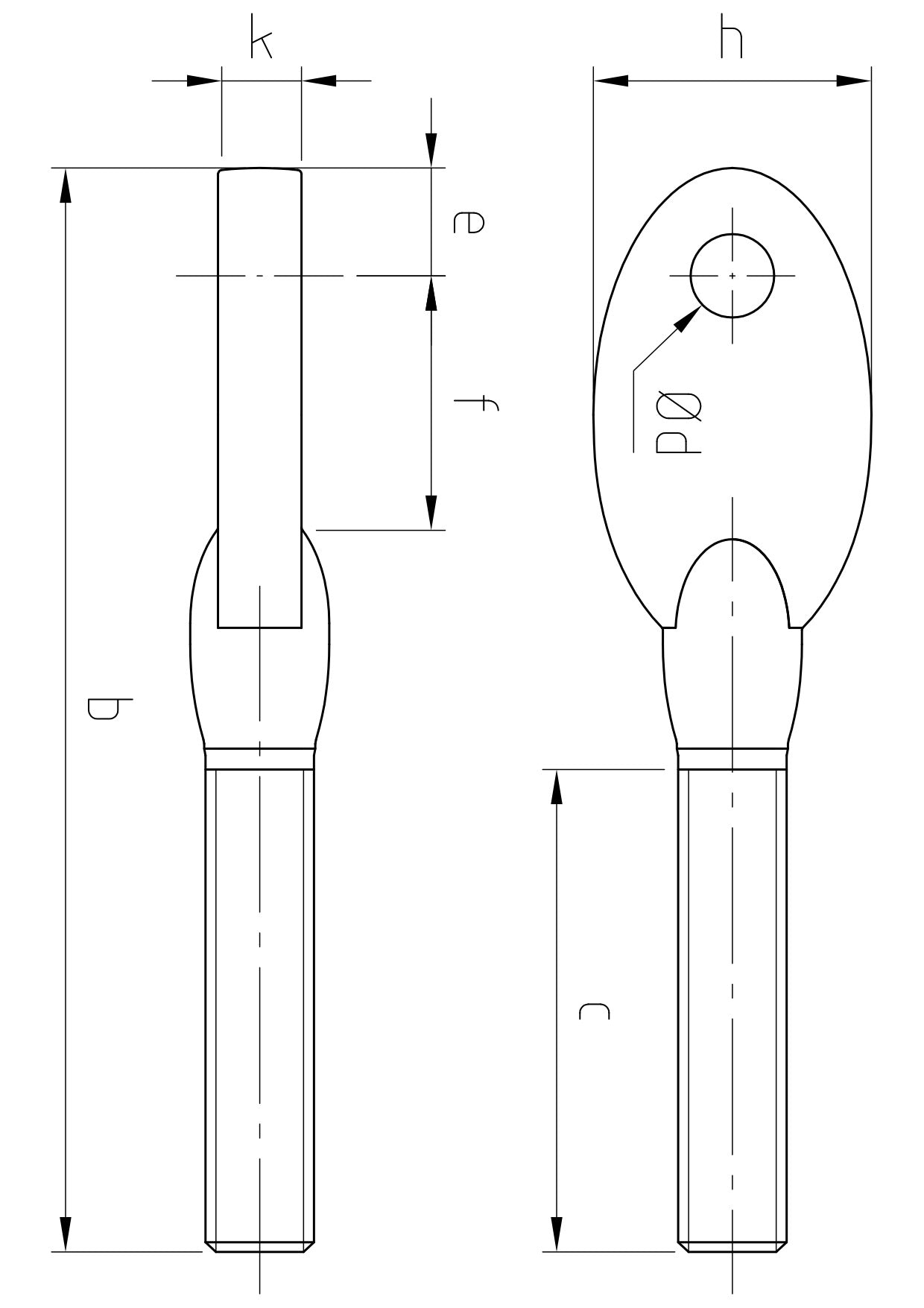 Carl Stahl CS-Eye small, with external thread M8 985/986