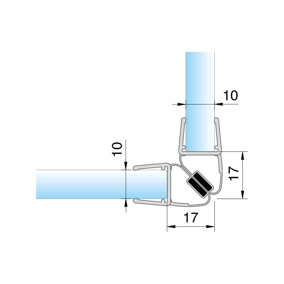 dušo tarpinės dušui furnitūra dušui