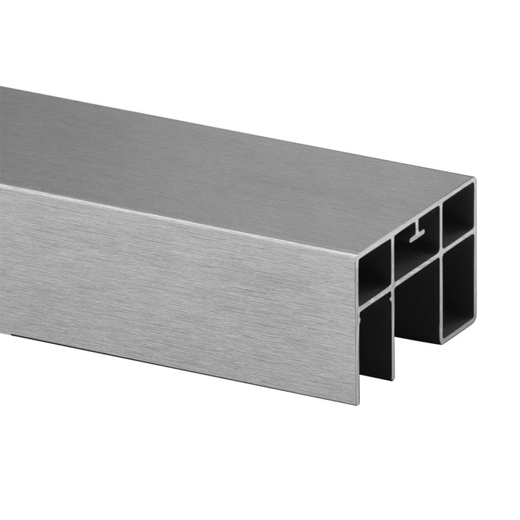 Q-railing Q-lights porankis ant stiklo LED MOD 6926 aliuminis, be paviršiaus apdirbimo