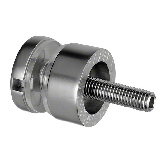 Q-railing Taškinis stiklo laikiklis Ø30 mm MOD 0746 cinko lyd. cinko lydinys, matinio chromo pav.