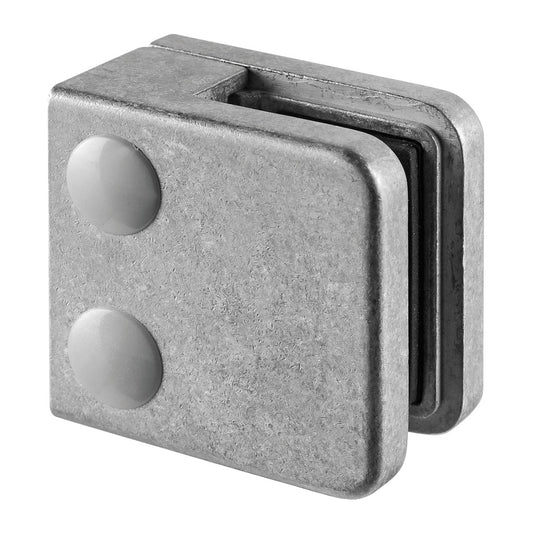 Q-railing Stiklo laikiklis prie lygaus pav. MOD 2100 cinkas, pav. be apdirbimo