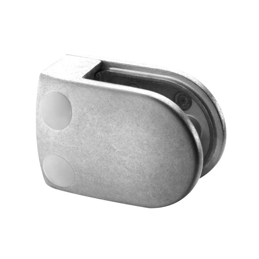 Q-railing stiklo laikiklis prie stačiakampio vamzdžio MOD 2800 cinkas, pav. be apdirbimo