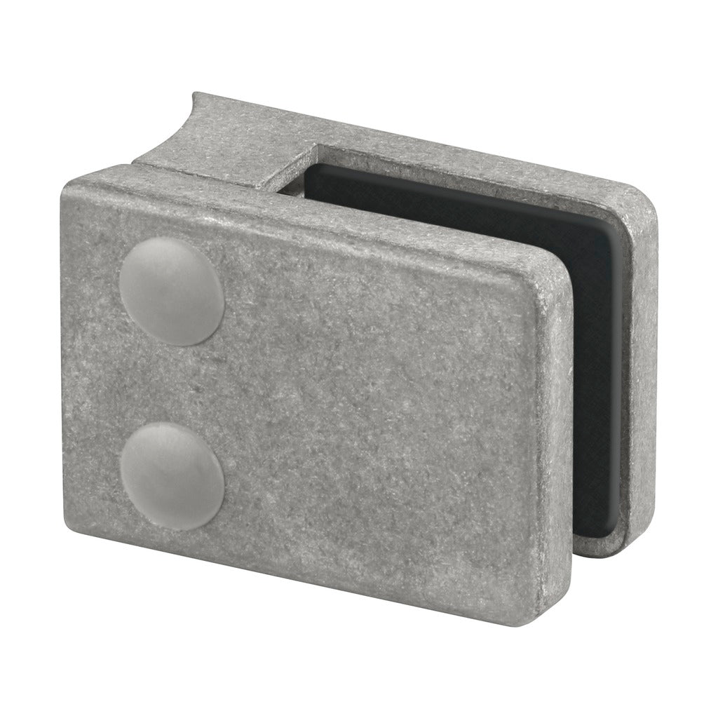 Q-railing Stiklo laikiklis prie apvalaus pav. MOD 4200 vamzdis: Ø42.4 mm, cinkas, pav. be apdirbimo