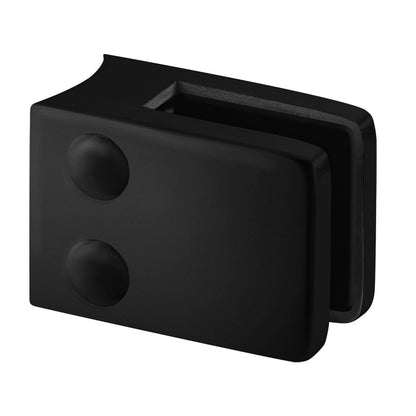 Q-railing Stiklo laikiklis MOD 4200 prie apvalaus pav. RAL9005 vamzdis: Ø42.4 mm, ccinkas, pav. juodas (RAL 9005), vidui