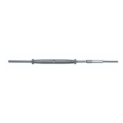 Carl Stahl I-SYS stainless steel Carl Stahl Turnbuckle with thread, swaged, RH thread M5