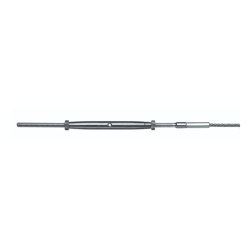 Carl Stahl I-SYS stainless steel Carl Stahl Turnbuckle with thread, swaged, RH thread M5
