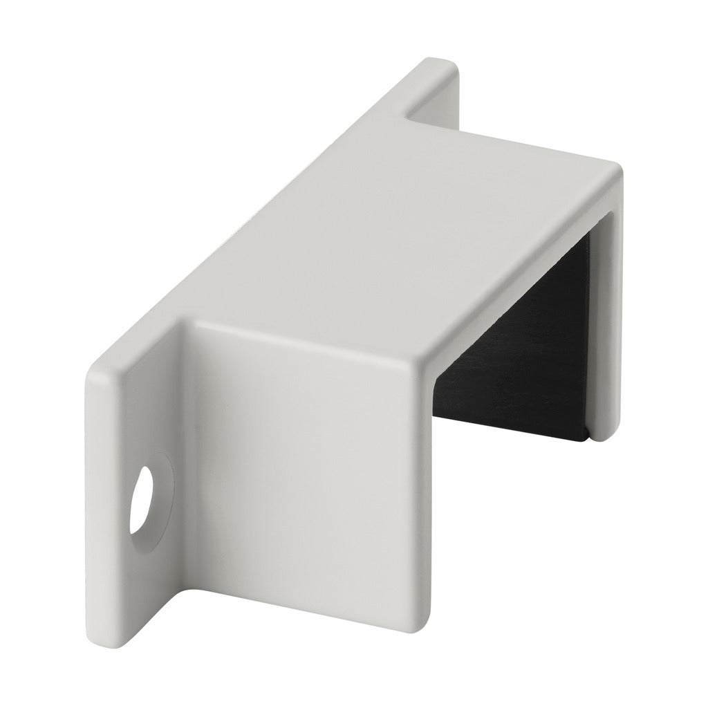 Q-railing EASY GLASS HYBRID porankio ant stiklo tvirtinimas į sieną MOD 6515 (wall flange) plienas dažytas, pilka (RAL 7047)