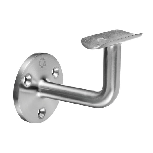Q-railing Porankio laikiklis MOD 0100 130100-042-12 vamzdis: Ø42,4 mm, ner. plien. AISI304, šlifuotas pav.
