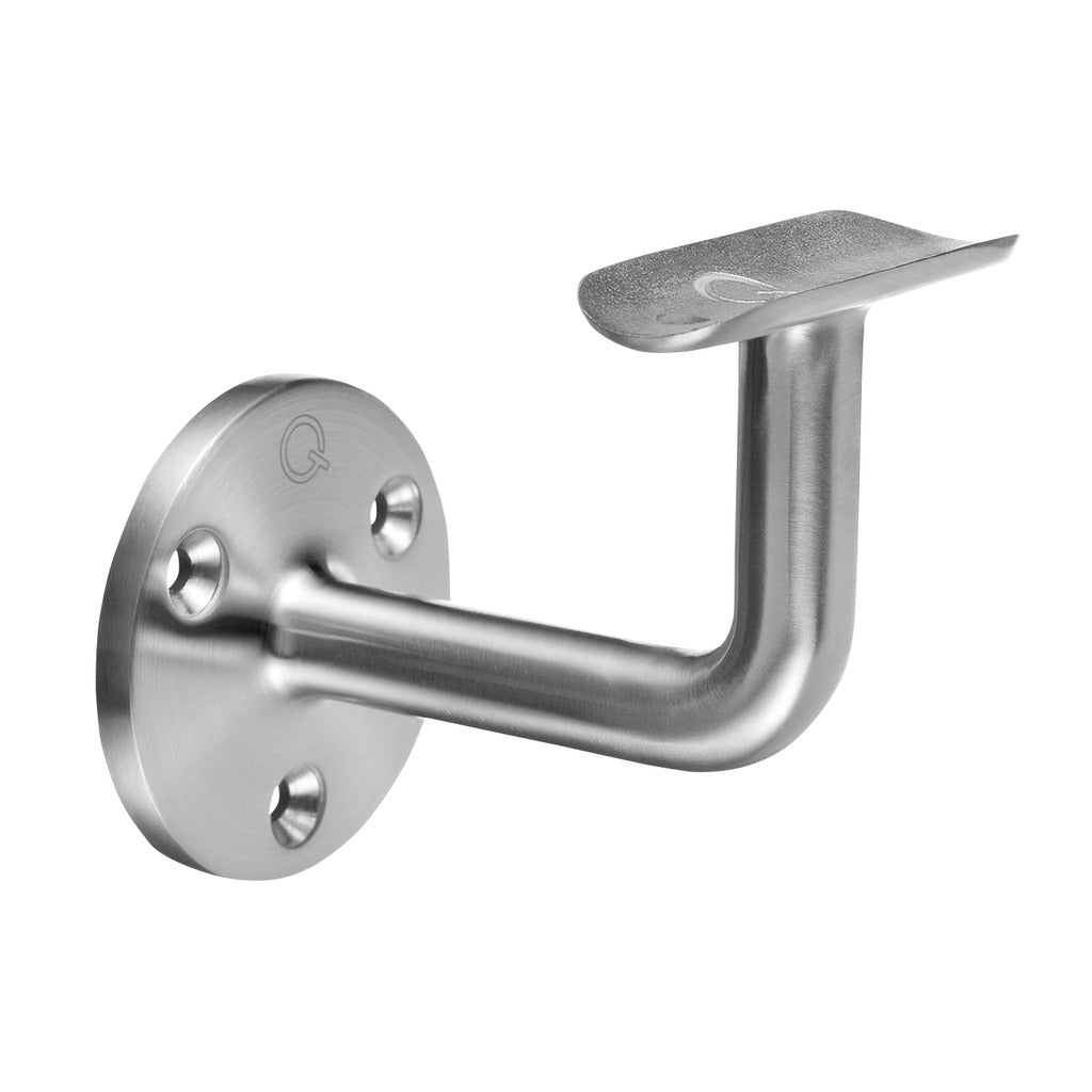 Q-railing Porankio laikiklis MOD 0100 130100-042-12 vamzdis: Ø48,3 mm, ner. plien. AISI304, šlifuotas pav.
