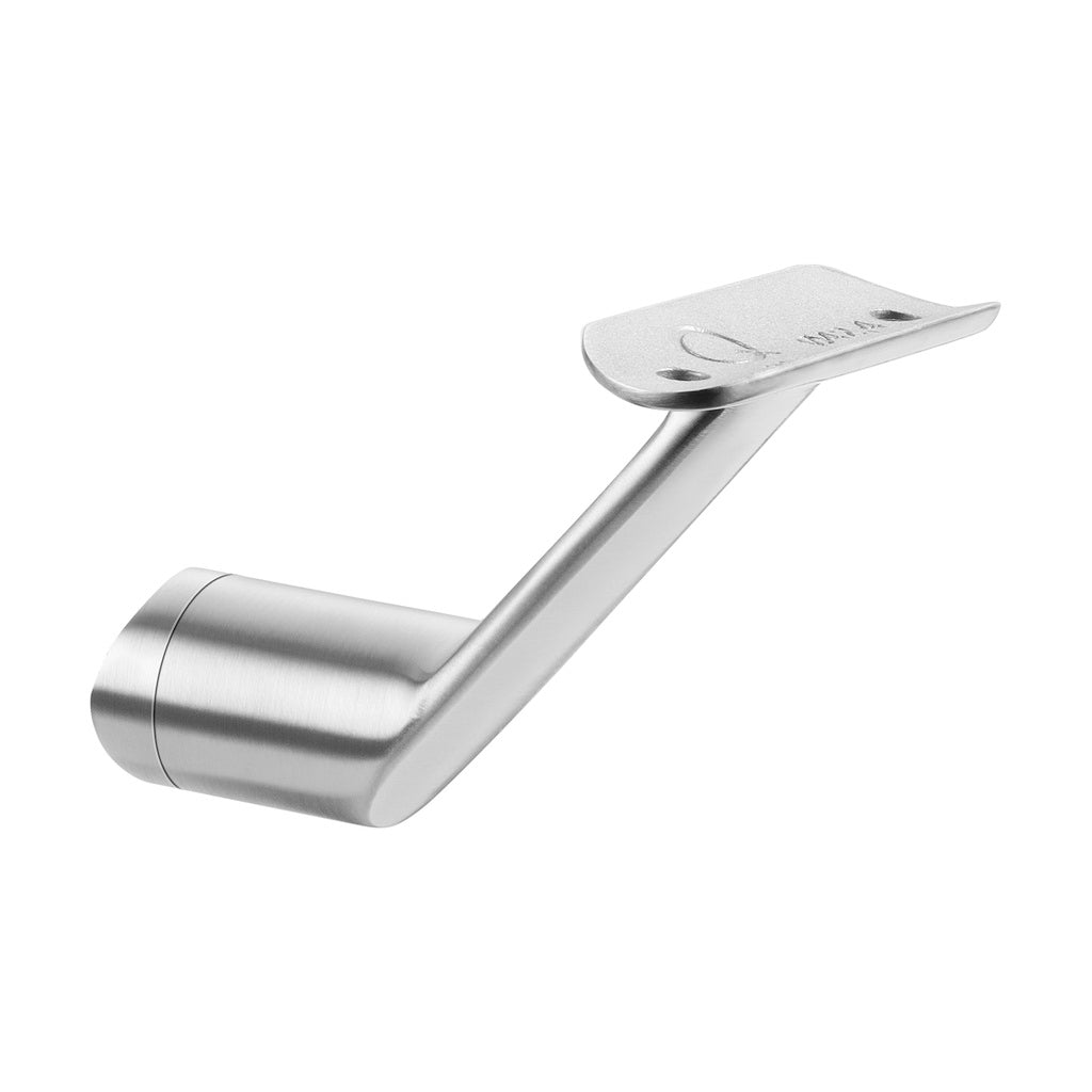 Q-railing porankio laikiklis prie vamzdžio Ø42,4 MOD 0124 vamzdžiui: Ø42,4 mm, ner. plienas AISI 304, šlifuotas pav.