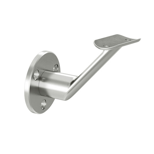 Q-railing sieninis porankio laikiklis MOD 0126 vamzdžiui: Ø42,4 mm, ner. plienas AISI 304, šlifuotas pav.