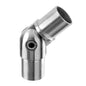 Q-railing Reguliuojama alkūnė MOD 0302 130302-233-12 vamzdžiui Ø48,3x2 mm, ner. plienas AISI 304, šlifuotas pav.