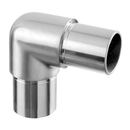 Q-railing Alkūnė 90° MOD 0303 vamzdžiui Ø48,3x2 mm, ner. plienas AISI 304, šlifuotas pav.