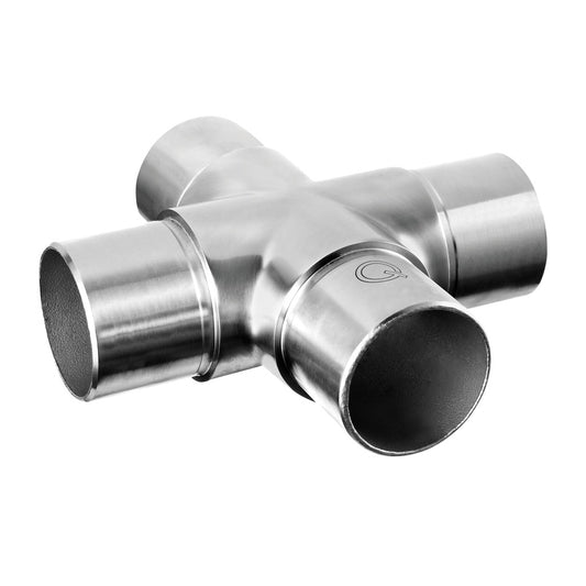 Q-railing kryžminė jungtis vamzdžiui: Ø42,4×2 MOD 0309