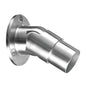 Q-railing reguliuojamas sieninis flanšas 0–50° Ø33,7x2 mm porankiui MOD 0506 vamzdžiui Ø42,4x2 mm, ner. plienas AISI 304, šlifuotas pav.