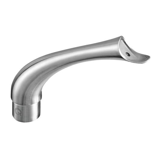 Q-railing lenktas porankio laikiklis Ø42,4 × 2 mm MOD 0706 ner. plienas AISI 304, šlifuotas paviršius