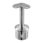 Q-railing Apvalaus porankio kampinis laikiklis (žvakė) 90° MOD 0709/0710/0711/0712/0713 D: 48.3x2.6 mm, Ø: 42.4 mm, ner. plien. AISI304, šlifuotas pav.