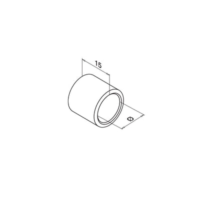 Q-railing Dekoratyvinis cilindras 130735-012-12