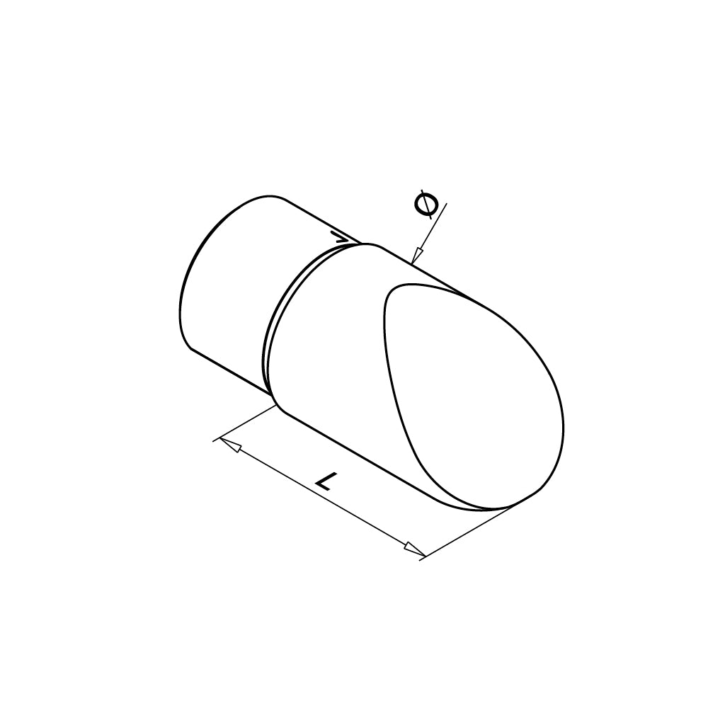 Q-railing aklė laiptams MOD 0738 vamzdžiui: Ø42,4×2 mm, ner. plienas AISI 304, šlifuotas pav.