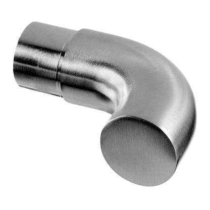 Q-railing aklė MOD 0739 vamzdžiui: Ø48,3×2,6 mm, ner. plienas AISI 304, šlifuotas pav.