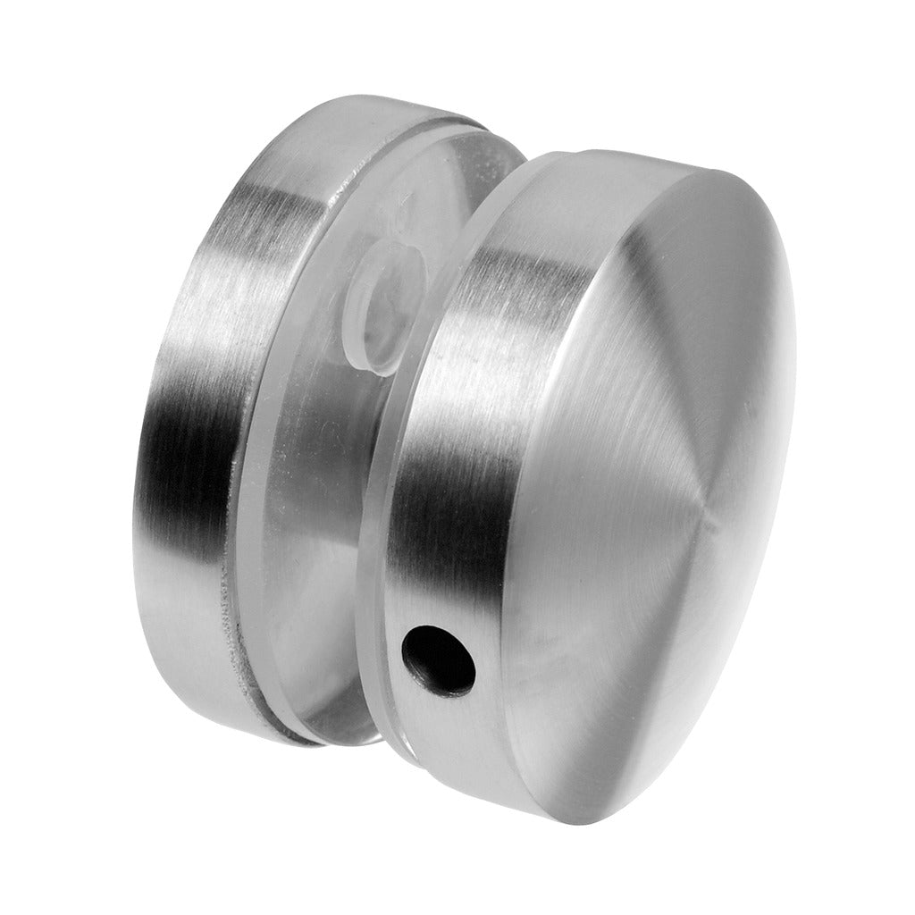 Q-railing Siklo laikiklis MOD 0742, Ø50mm, 12 - 19mm stiklui, ner. plien. AISI316, šlifuotas pav. ner. plien. AISI304, šlifuotas pav.