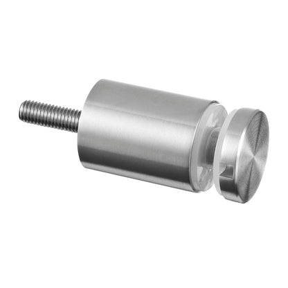 Q-railing Taškinis stiklo laikiklis Ø30 mm su atitraukimu 15/20/30 mm MOD 0746 ner. plienas 20 mm atitraukimas, ner. plien. AISI304, šlifuotas pav.