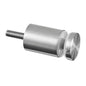 Q-railing Taškinis stiklo laikiklis Ø30 mm su atitraukimu 40/50 mm MOD 0746 ner. plienas 50 mm atitraukimas, ner. plien. AISI304, šlifuotas pav.
