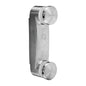 Q-railing EASY GLASS dvigubas reguliuojamo kampo stiklo laikiklis 200 mm MOD 0766