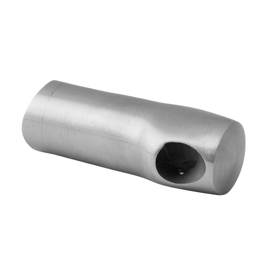 Q-railing Jungiamasis kampinis skersinio laikiklis prie vamzd. MOD 0834 vamzdžiui Ø42,4x2 mm, ner. plienas AISI 304, šlifuotas pav.