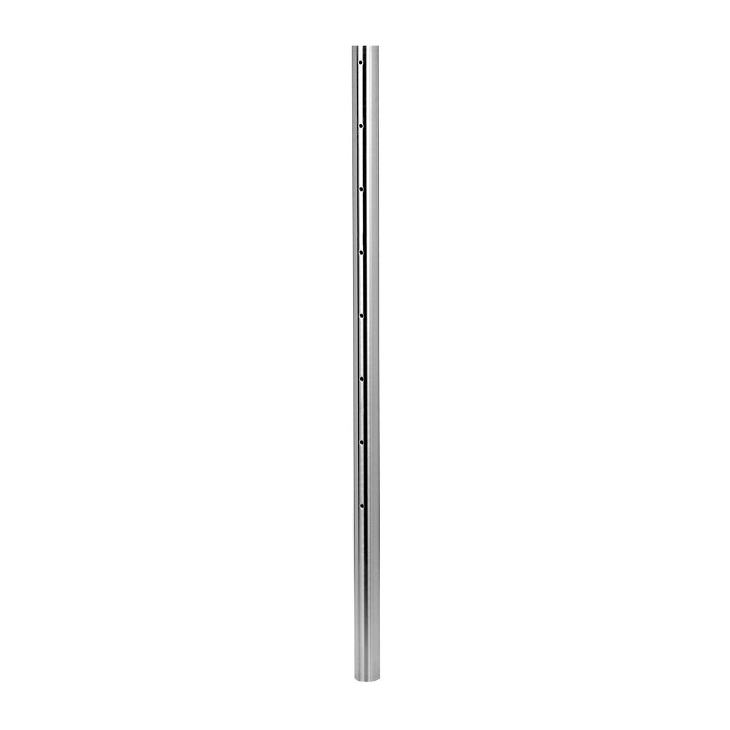 Q-railing Ø42,4x2 vamzdis 1250 mm M6 vienpusis MOD 0935 horizontaliam strypui, ner. plienas AISI 304, šlifuotas paviršius