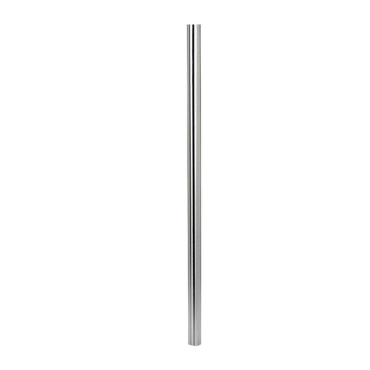Q-railing turėklo stovo vamzdis Ø48,3x4,6 mm H=1250 mm MOD 0951 ner. plienas AISI 304, šlifuotas paviršius