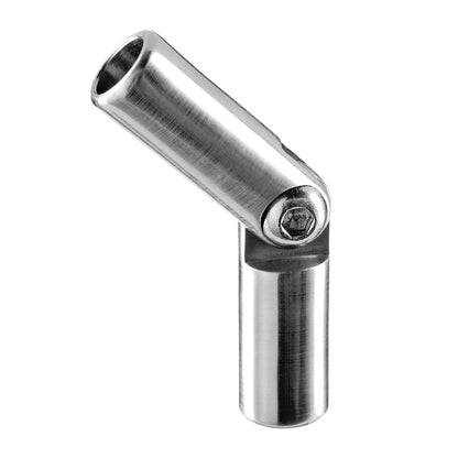 Q-railing Reguliuojama alkūnė (-90°.+90°) MOD 1312 ner. plienas AISI 304, šlifuotas paviršius