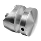 Q-railing stiklo laikiklis Ø50mm, M10 MOD 1747 ner. plienas 10 mm atitraukimas, vamzdžiui: Ø42.4 mm, ner. plien. AISI304, šlifuotas pav