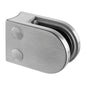 Q-railing stiklo laikiklis prie apvalaus vamzdžio MOD 2500 Ø42,4 mm, ner. plienas AISI 304, šlifuotas pav.