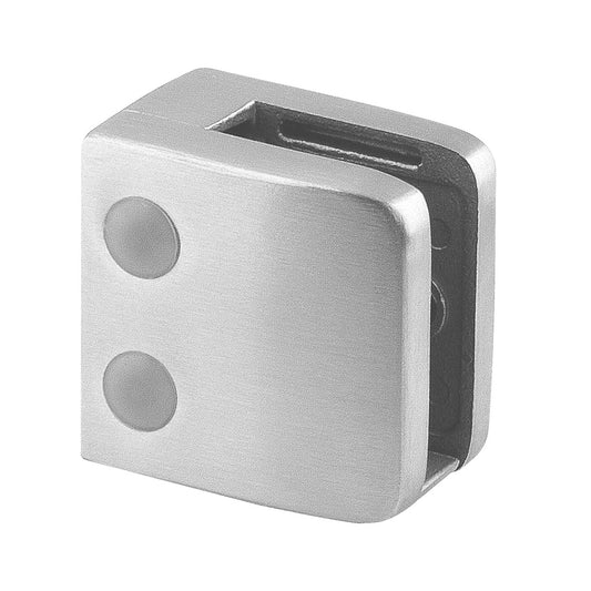 Q-railing Stiklo laikiklis prie lygaus pav. MOD 2600 ner. plien. AISI304, šlifuotas pav.