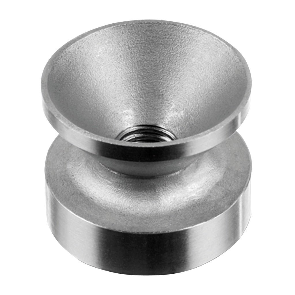 Q-railing vidinis įdėklas vamzdžiui su M12 sriegiu MOD 3501 vamzdžiui Ø42,4 × 2,6 mm, ner. plienas AISI 304 (pav. be apdirbimo)