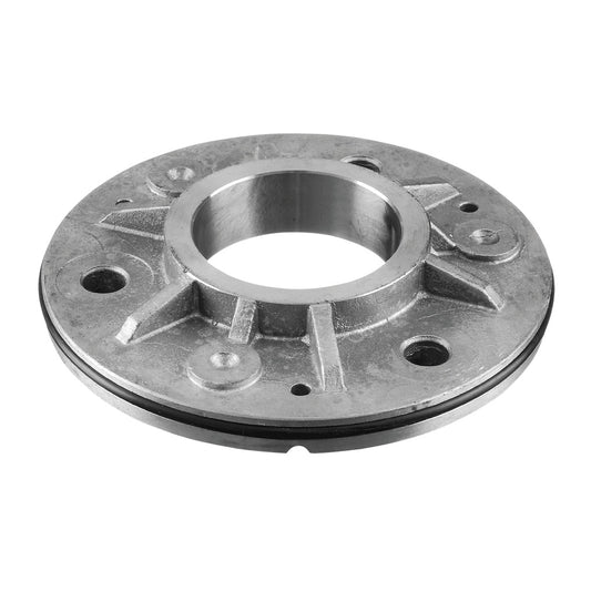 Q-railing turėklo stovo virinamas tvirtinimas su guminiu žiedu MOD 3502 vamzdis Ø42,4 mm, Ø105 mm, ner. plienas AISI 304, šlifuotas paviršius