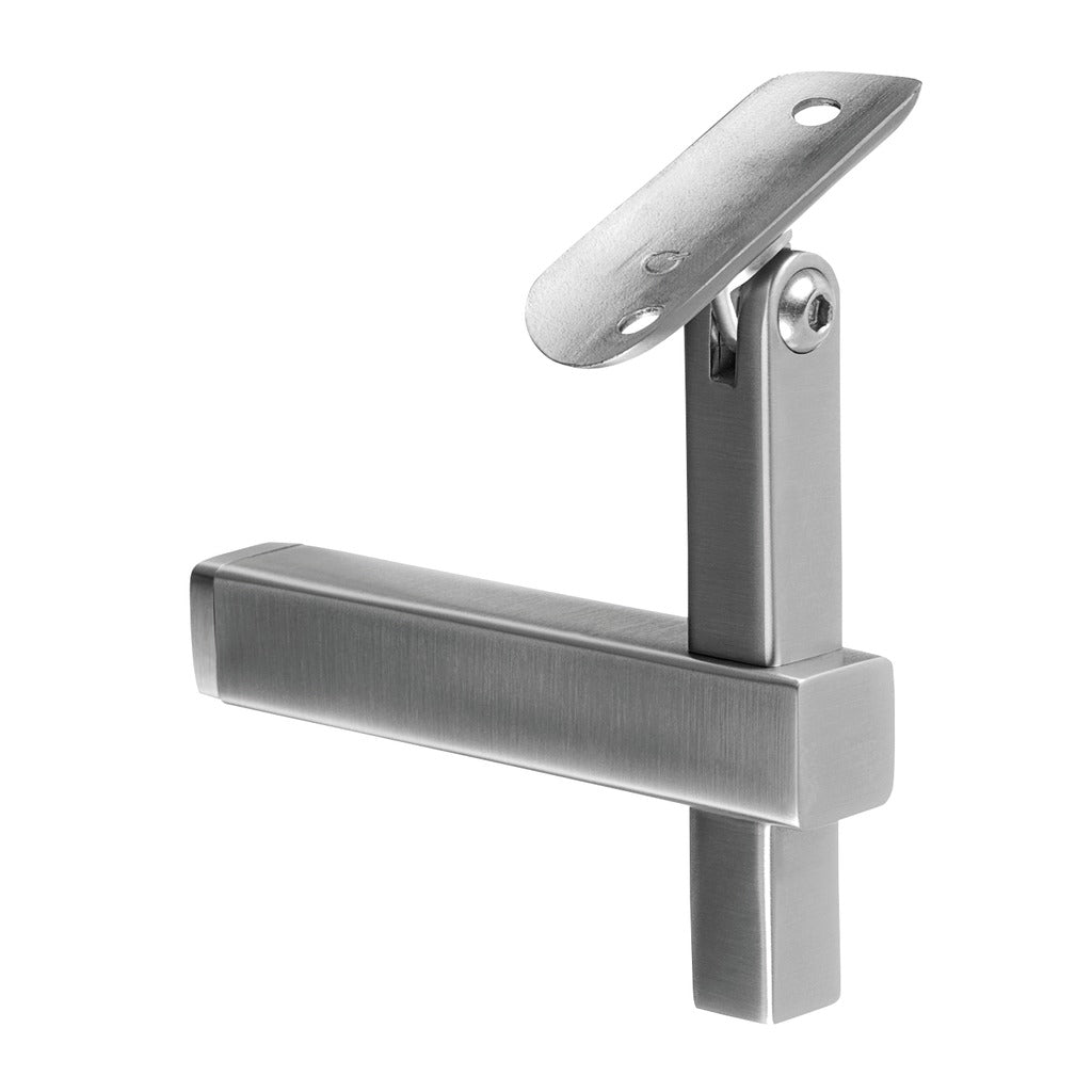 Q-railing reguliuojamas turėklo laikiklis Square Line vamzdžiui Ø42,4 mm MOD 4133