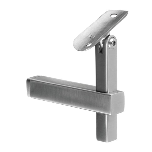 Q-railing reguliuojamas turėklo laikiklis Square Line vamzdžiui Ø42,4 mm MOD 4133