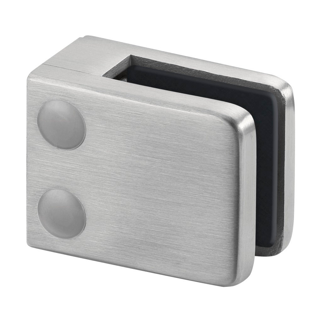 Q-railing Stiklo laikiklis prie lygaus pav. MOD 4200 ner. plien. AISI304, šlifuotas pav.