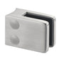 Q-railing Stiklo laikiklis prie apvalaus pav. MOD 4200 vamzdis: Ø42.4 mm, ner. plien. AISI304, šlifuotas pav.