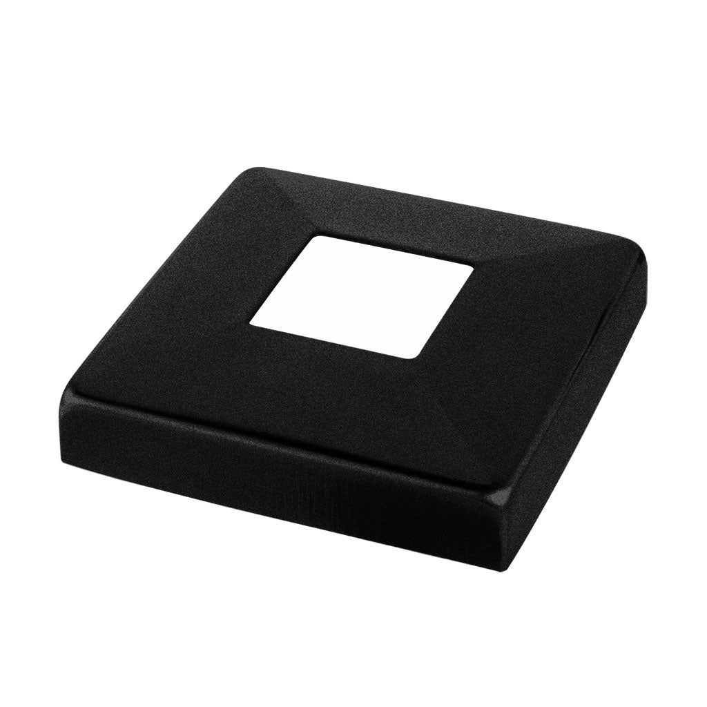 Q-railing Stovo dangtelis kvadratinis MOD 4511 ner. plien. AISI304, paviršius juodas RAL 9005