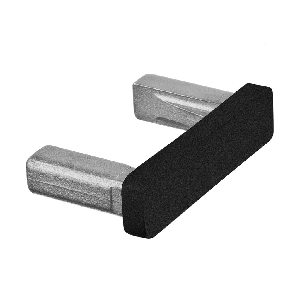 Q-railing plokščia aklė 40x10 mm MOD 4732 ner. plien. AISI304, juoda RAL 9005
