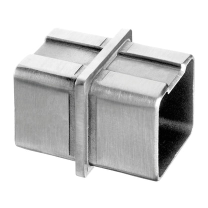 Q-railing Square Line 40×40 mm vamzdžių jungtis MOD 4790 ner. plienas AISI 304, šlifuotas paviršius