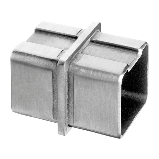 Q-railing Square Line 40×40 mm vamzdžių jungtis MOD 4790 ner. plienas AISI 304, šlifuotas paviršius